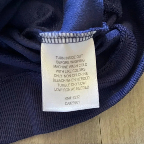 Alfred Dunner Blue Textured Pattern Full Zip Up Jacket Women’s Size 10 - Picture 8 of 12